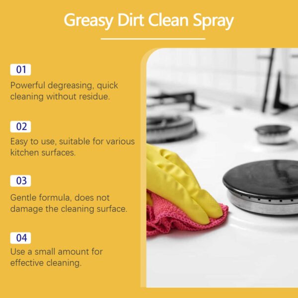 JAKEHOE Kitchen Oil Stain Cleaner